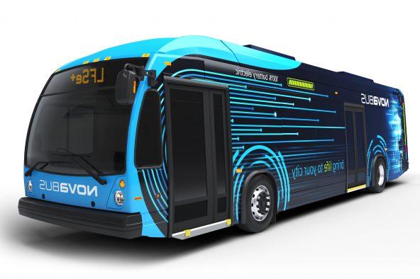 世界杯足彩app宣布了魁北克省四个交通部门最大的LFSe+巴士订单
