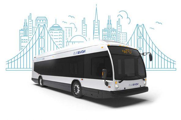 世界杯足彩app宣布向旧金山市交通局订购3辆电动巴士